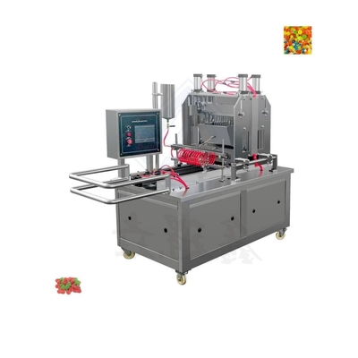 500 kg de capacité Rings Bear Pizza Gummy Candy Machine de fabrication pour les confiseries à base de sucre