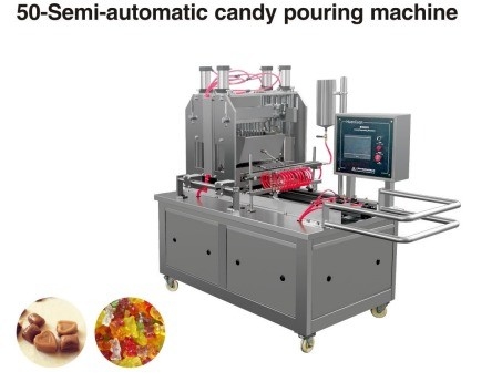 Dispensateur de fabrication de bonbons à machine complète pour la production de petites bonbons durs / sucettes / gommes
