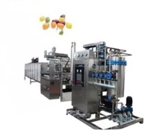 500 KG entièrement automatique Gummy Soft Jelly Candy Bear Machine de fabrication de dépôt d'équipement