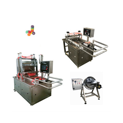 Machine de fabrication de bonbons en acier inoxydable déposant du caoutchouc pour une production de bonbons précise