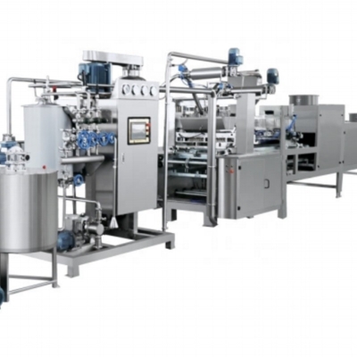 500 kg ligne de production de machines de remplissage de bonbons pour la fabrication professionnelle de bonbons gommés