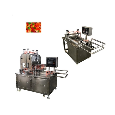 500 kg de capacité Rings Bear Pizza Gummy Candy Machine de fabrication pour les confiseries à base de sucre