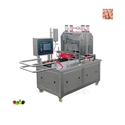 Machine de fabrication de bonbons à la gelée douce à la banane semi-automatique avec consommation