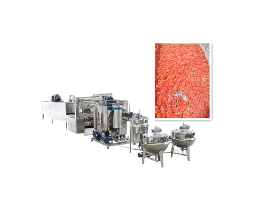Machine automatique de fabrication de bonbons à la menthe gommée multifonctionnelle avec matière première pectine