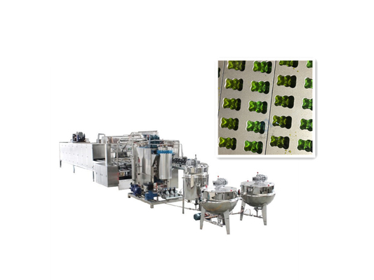 Machine automatique de fabrication de bonbons à la menthe gommée multifonctionnelle avec matière première pectine