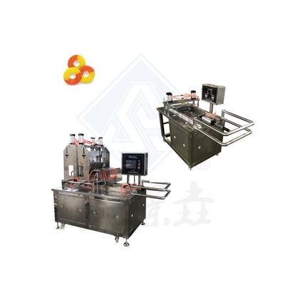 Machine de dépôt de bonbons mous variés de 20 à 50 kg/h pour la production industrielle de bonbons à la gelée