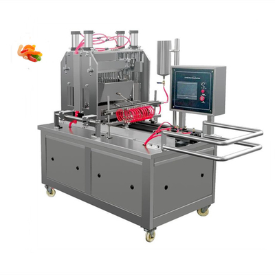 Machine de dépôt de bonbons en caoutchouc de 20 à 50 kg/h avec fonctionnement semi-automatique et puissance de 3 kW