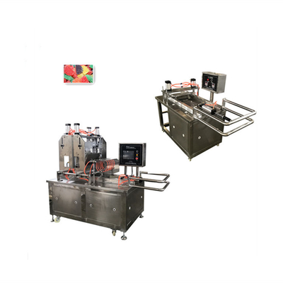 Productivité élevée 50 kg/h Pectine Bear Gummy Machine déposant la gelée Gummy Candy Making Machine 3kw
