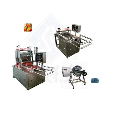 Double couleur gomme déposante gelée gomme bonbons machine de fabrication machines multifonctionnelles
