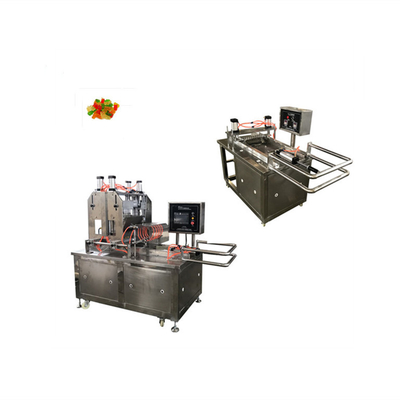 Double couleur gomme déposante gelée gomme bonbons machine de fabrication machines multifonctionnelles