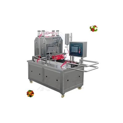 Double couleur gomme déposante gelée gomme bonbons machine de fabrication machines multifonctionnelles