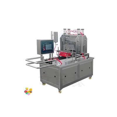 Double couleur gomme déposante gelée gomme bonbons machine de fabrication machines multifonctionnelles