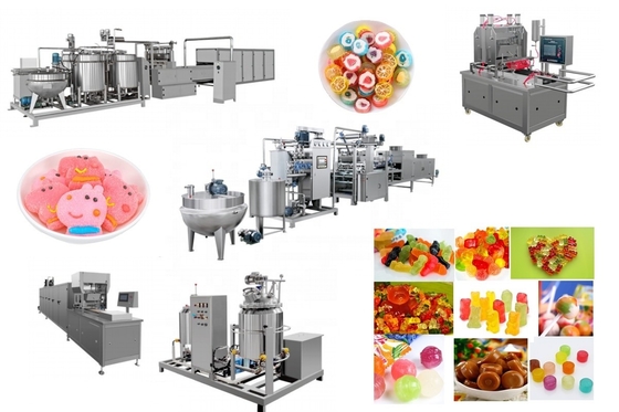 Petite machine à bonbons à gelée dure/mouche multi-arômes personnalisable pour les bonbons et plus