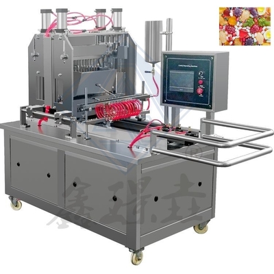 Machine automatique de fabrication de bonbons durs en acier inoxydable facile à nettoyer 1900*980*1700 mm