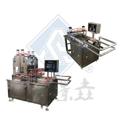 Ligne de production d'équipements de moulage de bonbons à couleur dure à dépôt semi-automatique manuelle