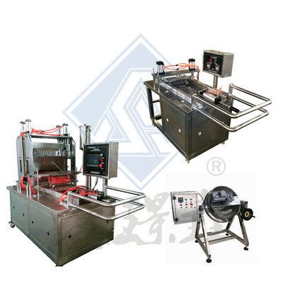 Machine à verser des bonbons doux et durs semi-automatique pour un processus de formage à haute productivité